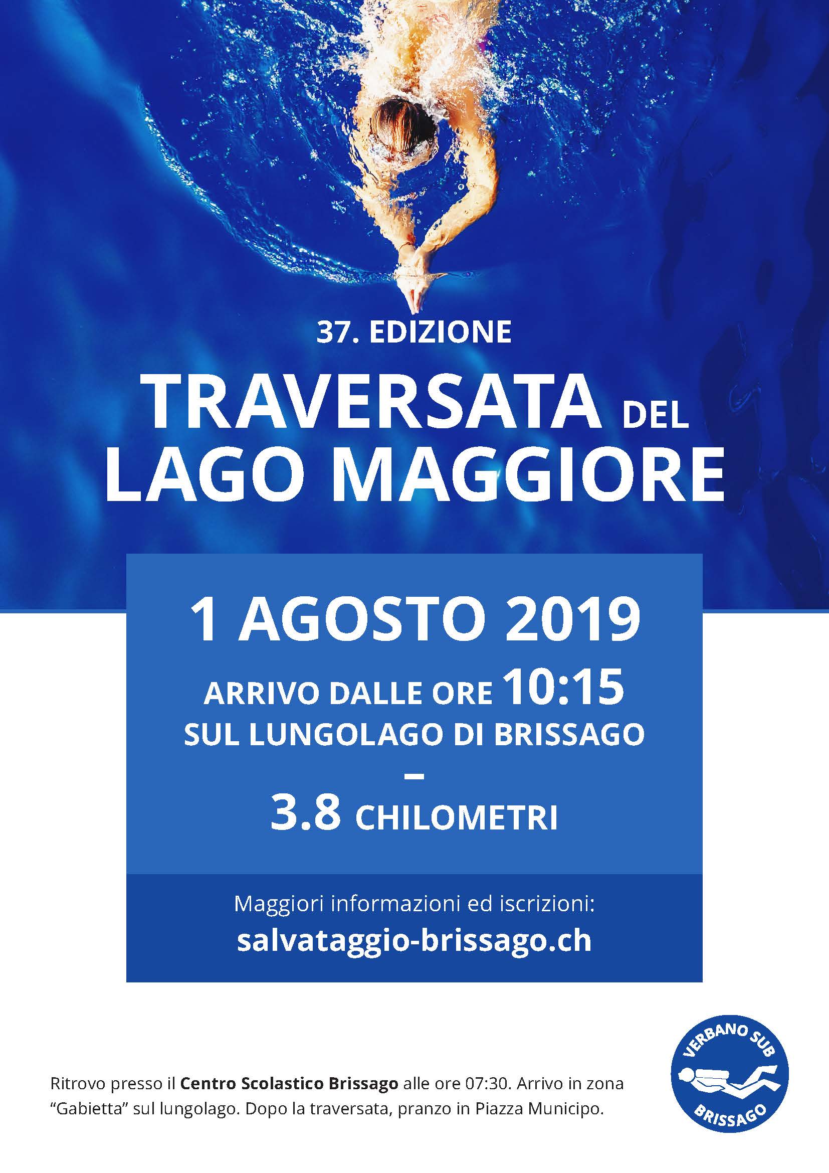 Traversata nuoto Lago Maggiore